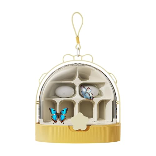 Product Title: Snail Habitat, Observation Box, Reptile Keeper, Clear Ventilated Container, Escape-Proof Design, Science Classroom Outdoor Projects, 7.09x7.09x7.48 von Ceprznvey