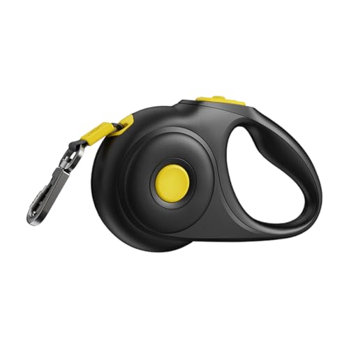 Retractable Dog Leash, Semi-Automatic Pet Strap, Safety Training Equipment, High Tensile Strength, Ergonomic Design, Walking Running Camping, 6.22x1.5x3.82 von Ceprznvey