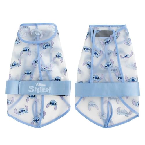 Stitch Hunde-Regenmantel, Blau, Größe M von CERDÁ LIFE'S LITTLE MOMENTS