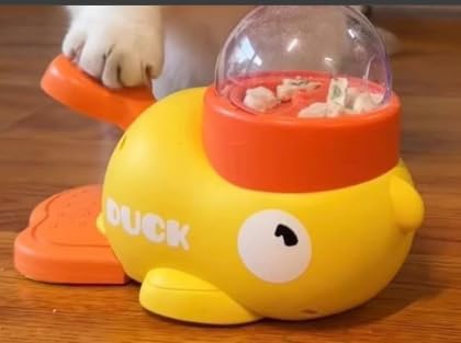 Cerioll Entenform Hund Slow Feeder Spielzeug für Haustier, 2 in 1 Slow Feeder Hund Intelligenzspielzeug, Slow Feeder für Hunde zur Verbesserung der Verdauung, Entfesseln Sie Spaß und Snacks (Ente) von Cerioll