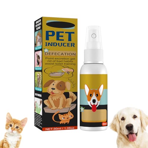 Haustier-Töpfchentrainingsspray, Hundetöpfchentrainingsspray, Trainingshilfe, Hundetoiletten-Trainingshilfe, Toilettentrainingsspray für Haustiere, Töpfchentrainingsspray für Katzen und Welpen, 30 ml Haustier-Töpfchentrainingsspray, Hundetöpfchentrainingsspray, Trainingshilfe, Hundetoiletten-Trainingshilfe, Toilettentrainingsspray für Haustiere, Töpfchentrainingsspray für Katzen und Welpen, 30 ml von Cerioll