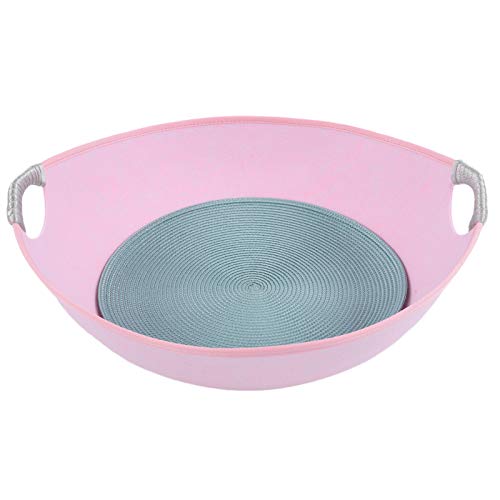 Katzenbett, Katzenschlafbett Zusammenklappbares Haustier für Kätzchen für Kätzchen(Pink) von Cerlingwee