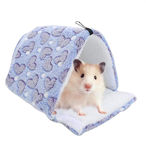 Hamster Hanging Nest, Lila Winter Warme Hamster Hängematte Tragbare Hamster Hanging Bed House Nest für Eichhörnchen Sugar Glider Meerschweinchen Chinchilla von Shanrya