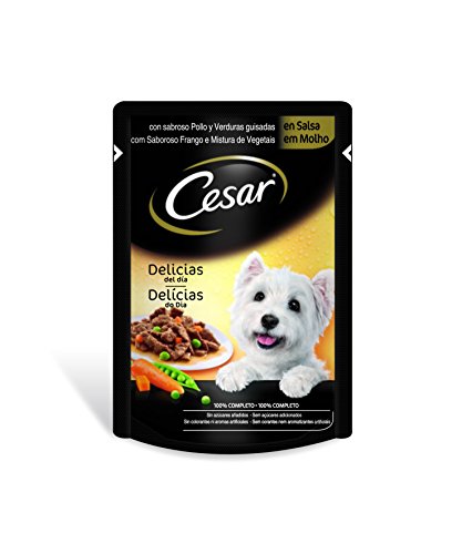 CESAR Hundefutter Huhn und Gemüse, gedünstet in Sauce, 100 g CESAR Hundefutter Huhn und Gemüse, gedünstet in Sauce, 100 g von Cesar