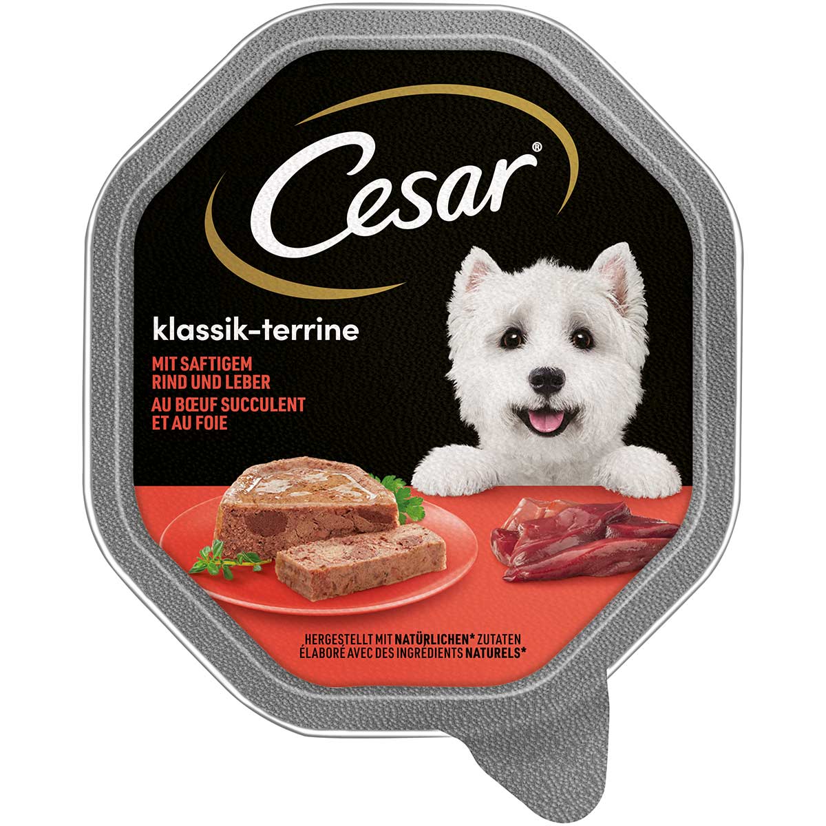 CESAR Klassiker mit Rind und Leber 14x150g von Cesar