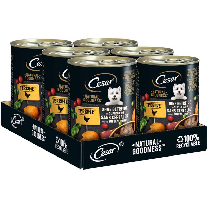 Cesar NATURAL GOODNESS mit Huhn 12x400g von Cesar