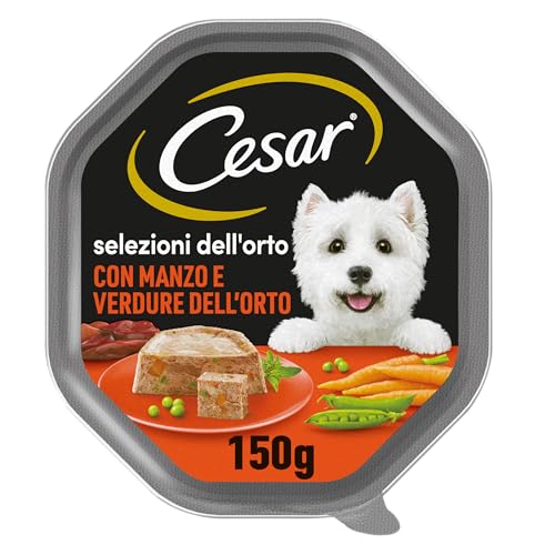 Cesar, Gartenvielfalt, Nassfutter für Hunde, 14 Schalen à 150 g von Cesar