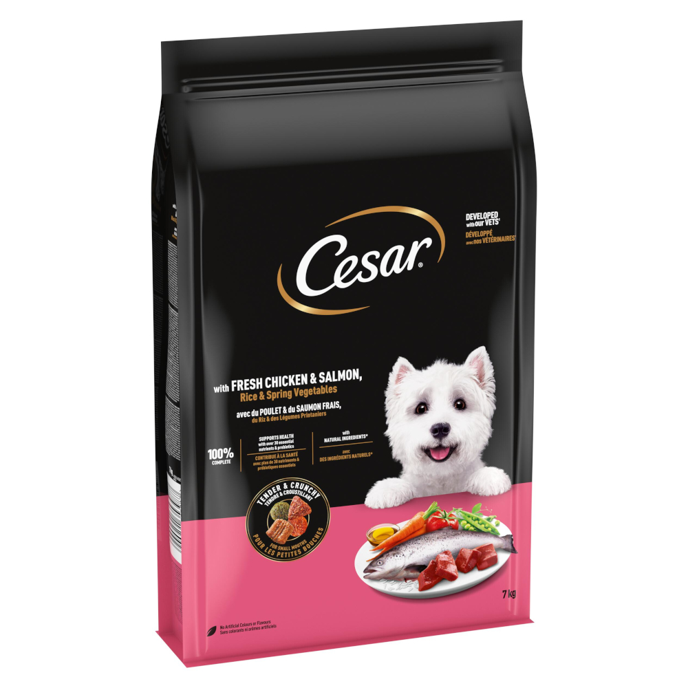 Cesar Adult mit Huhn, Lachs und Gemüse - Sparpaket: 2 x 7 kg Cesar Adult mit Huhn, Lachs und Gemüse - Sparpaket: 2 x 7 kg von Cesar