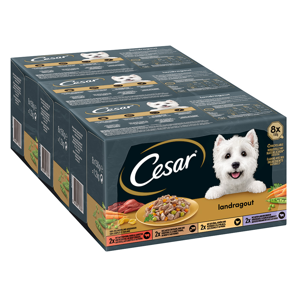 Cesar Country Kitchen Favourites Mixkarton - 8 x 150 g Cesar Country Kitchen Favourites Mixkarton - 8 x 150 g von Cesar
