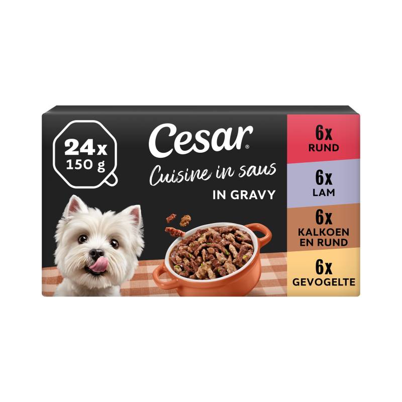Cesar Cuisine in Sauce - Multipack - 24 x 150 g Cesar Cuisine in Sauce - Multipack - 24 x 150 g von Cesar