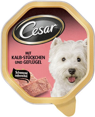 Cesar | Klassiker mit Kalb & Geflügel | 24 x 150 g von Cesar