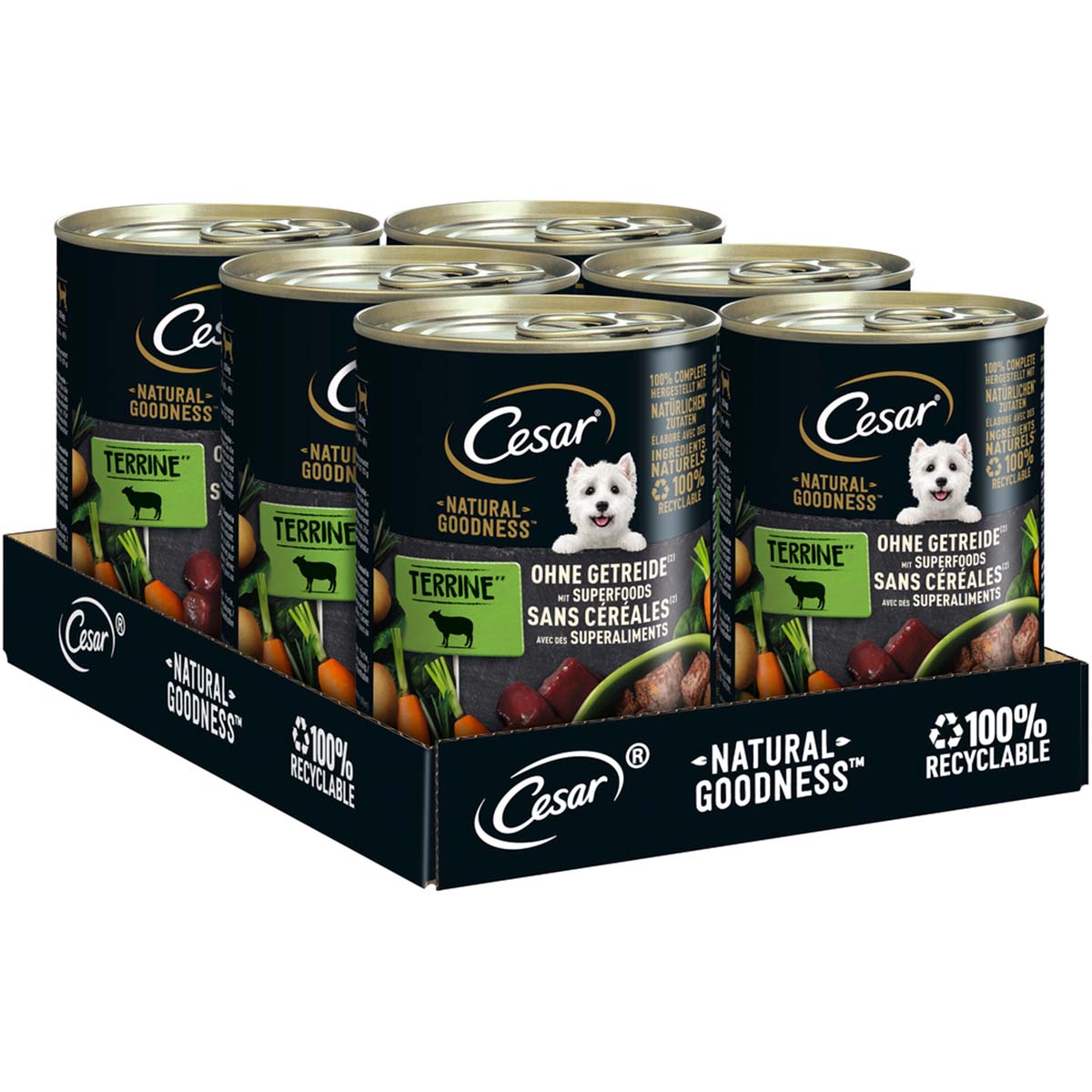 Cesar NATURAL GOODNESS mit Lamm 12x400g von Cesar