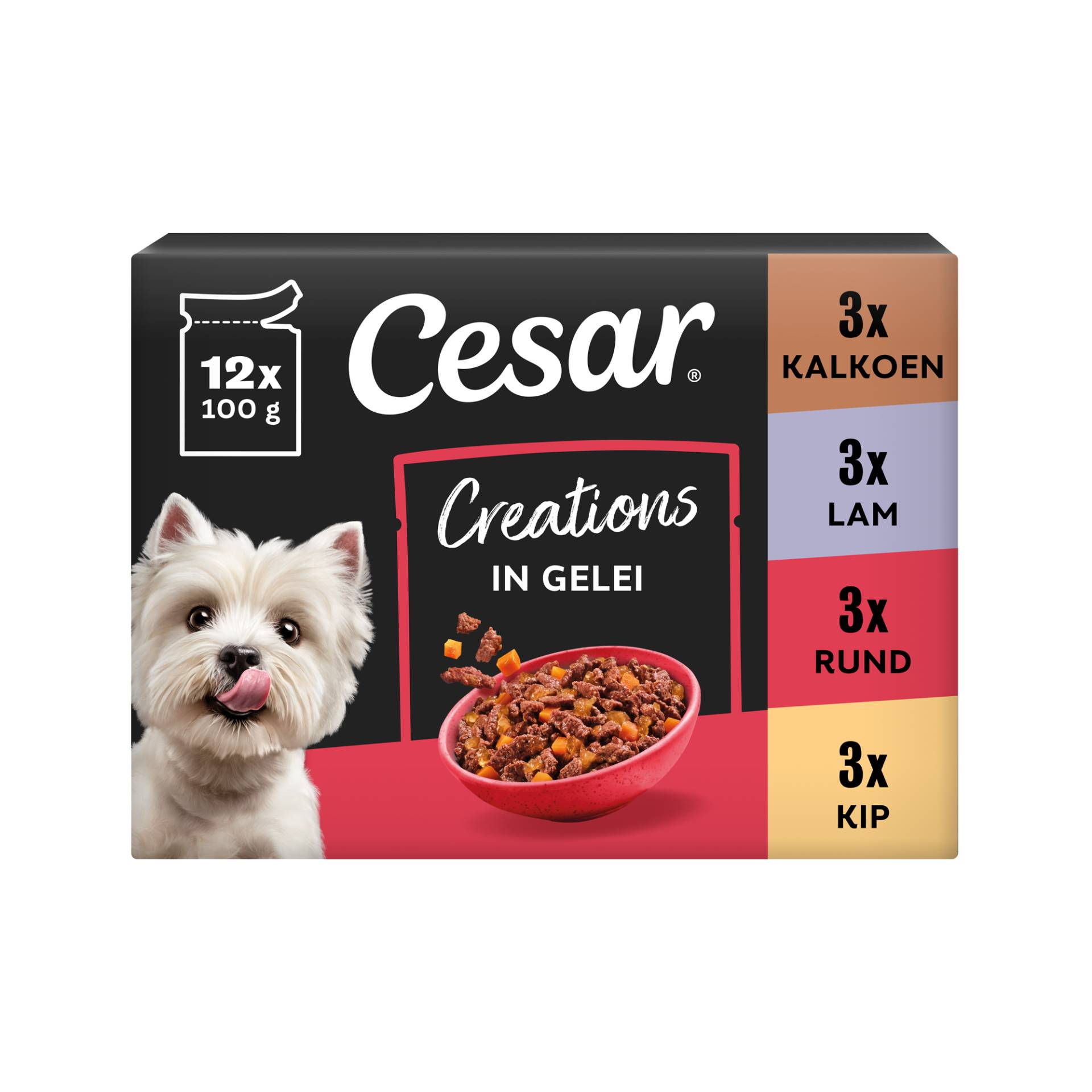 Cesar Selectie in Gelee - Pouch - 12 x 100 g von Cesar
