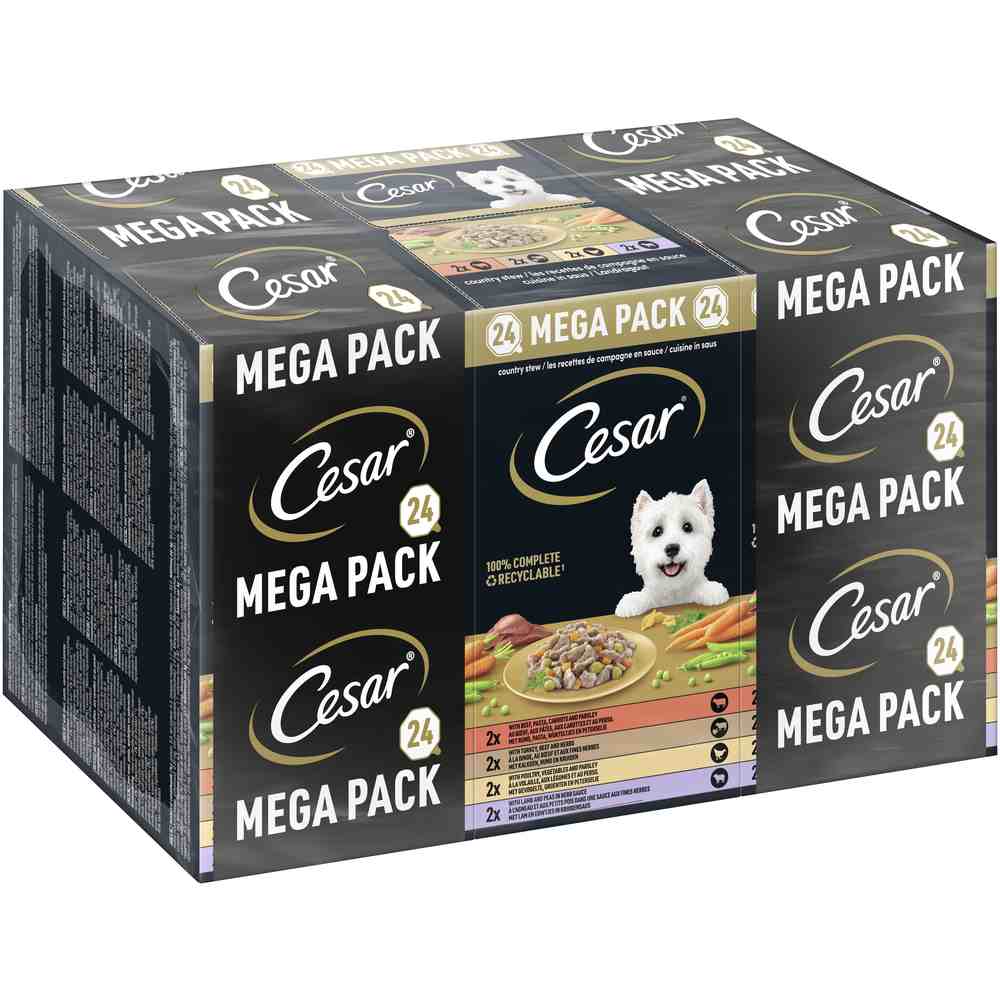 Megapack Cesar Schale 24 x 150 g - Landragout von Cesar