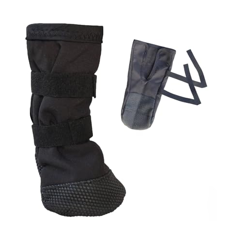 Cfcyhla Hundeschuhe Pfotenschutz,Hundesocken Anti Rutsch,Hundeschuhe Pfotenschutz Outdoor,atmungsaktive Hunde Schuhe Outdoor,um das Lecken der Pfoten zu verhindern-Pfotenschutz(M) von Cfcyhla