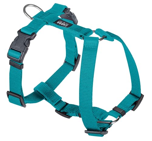 Chaba Guard Hundegeschirr Grosse Groß Hunde Anti Zug & Würgen Geschirr Hund mit Kontrolle Classic Step in Verstellbar Hundegeschirre Bequem Leicht Brustgeschirr Dog Harness Laufgeschirr XL MEERES von Chaba