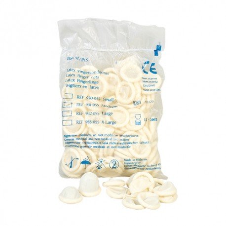 Chadog Einweg Trimmfingerlinge für Hunde - Ultra Dünn, Unparfümiert, 100 Stück (1er Pack), Polyurethan (PU) von Chadog