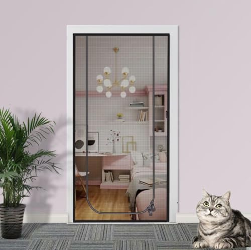 DIY Custom Size Door Screen, Self Adhesive Door Screens with Zipper, Anti-Moskito Door Screen, Pet Resistant Mesh Screen Door for Dogs and Cats DIY Custom Size Door Screen, Self Adhesive Door Screens with Zipper, Anti-Moskito Door Screen, Pet Resistant Mesh Screen Door for Dogs and Cats von Chaexii