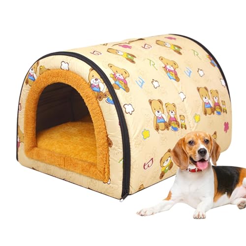 Chaies Gemütliches kleines Haustierhaus, geschlossenes Hundebett | Tragbare Haushöhle für Katzen und Hunde - Geschlossenes Haus für mittelgroße und kleine Hunde mit Griff für Balkon, Garten, Chaies Gemütliches kleines Haustierhaus, geschlossenes Hundebett | Tragbare Haushöhle für Katzen und Hunde - Geschlossenes Haus für mittelgroße und kleine Hunde mit Griff für Balkon, Garten, von Chaies