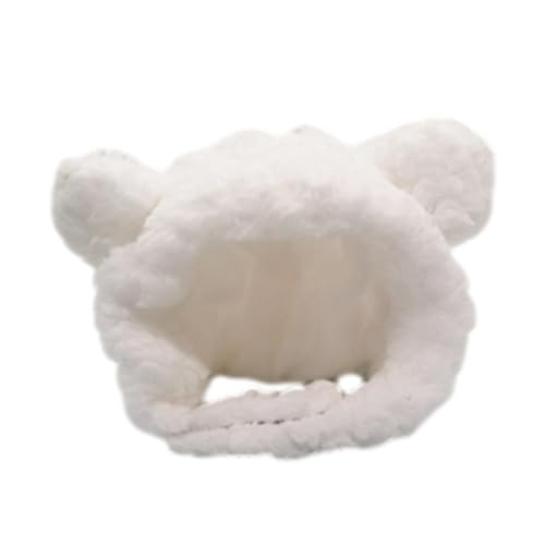 Chaies Haustier-Bär-Kopfbedeckung | Warme Bärenmütze für Hunde | Atmungsaktive kleine Kätzchen-Kostüm-Haustiermütze, Kopfbedeckung, Mütze für Haustiere, Welpen, Katzen von Chaies