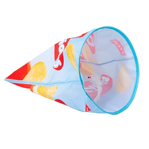 Chaies Knisterpapier-Katzenbohrerbeutel, Faltbarer Kartoffelchips-Katzentunnel,Katzentunnel-Taschenspielzeug mit Plüschball | Katzenspieltunnel, interaktives Katzenhöhlenspielzeug für lustige Chaies Knisterpapier-Katzenbohrerbeutel, Faltbarer Kartoffelchips-Katzentunnel,Katzentunnel-Taschenspielzeug mit Plüschball | Katzenspieltunnel, interaktives Katzenhöhlenspielzeug für lustige von Chaies
