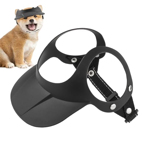 Chaies Sonnenschirme Für Hunde, Sonnenschutz für Haustiere Baseball Kappe, Verstellbare Atmungsaktive Kopfbedeckung Für Welpen Katze Kleine Mittlere Rassen Haustierzubehör Sonnenhut von Chaies