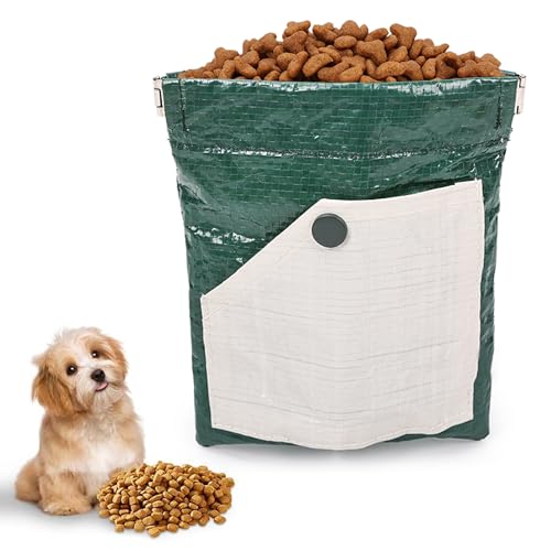 Chaies Trainingstaschen für Hunde, Dressurbeutel für Hunde, Leckerlibeutel für Welpen, tragbarer Trainingsbehälter mit automatischem Verschluss für Outdoor-Aktivitäten und von Chaies