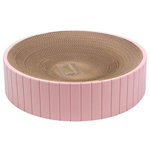 Kratzbretter Katze, Kratzbrett Aus Pappe Für Katzen, Runde Katzenkratzbretter Schüssel Nest Corrugated Lounge Kratzpappe Für Katzen Bett Kratzbrett Aus Wellpappe Für Schlafen/Spielen/Kratzen von Chaies