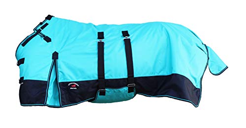 CHALLENGER 182,9 cm 1200D Pferdedecke, wasserdicht, leichte Winterdecke, 367B von Challenger