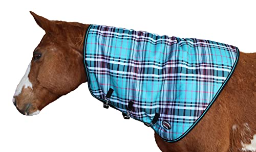 CHALLENGER Horse 52043-L Winterdecke, groß, wasserdicht, Mähne, Pferdehalsschutz, Blaugrün, 1200D CHALLENGER Horse 52043-L Winterdecke, groß, wasserdicht, Mähne, Pferdehalsschutz, Blaugrün, 1200D von Challenger