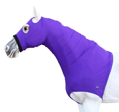 CHALLENGER L Horse Comfort Stretch Neck Hood Purple 521MW04PR von Challenger