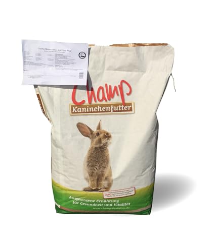 Champ getreidefreies Kaninchenfutter Mümmelmax mit Clino Plus, 10 kg von Champ