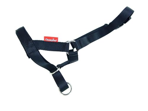 L&J Pets Uk Anti-Zieh-Trainings-Halfter für Hunde, gepolstert (4 - Schwarz) von L&J Pets Uk