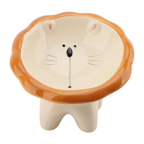 Changor Cat Bowl, Erhöhte Hundeschüssel Keramik Entzückend Tiermuster Anti -Tippeln Breite Erhöhte Pet Bowl für Hunde mit Aufbewahrungslösung Tierversorgungen Haustierzubehör Changor Cat Bowl, Erhöhte Hundeschüssel Keramik Entzückend Tiermuster Anti -Tippeln Breite Erhöhte Pet Bowl für Hunde mit Aufbewahrungslösung Tierversorgungen Haustierzubehör von Changor