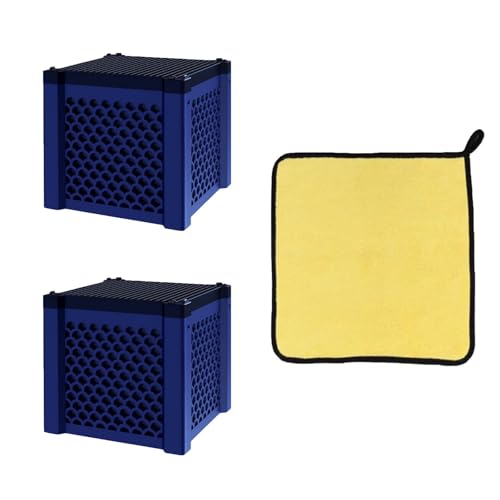 Aktivkohle Aquarium Filterwürfel 2 Stück Clever Cube Aktivkohle Pferde, Aktivkohlefilter Pferdetränke, Wasserfilter zur Reinigung, Wassertrog Purifier Cube Wasserfilter für Teiche Aquarium Vorratstank Aktivkohle Aquarium Filterwürfel 2 Stück Clever Cube Aktivkohle Pferde, Aktivkohlefilter Pferdetränke, Wasserfilter zur Reinigung, Wassertrog Purifier Cube Wasserfilter für Teiche Aquarium Vorratstank von Changtai