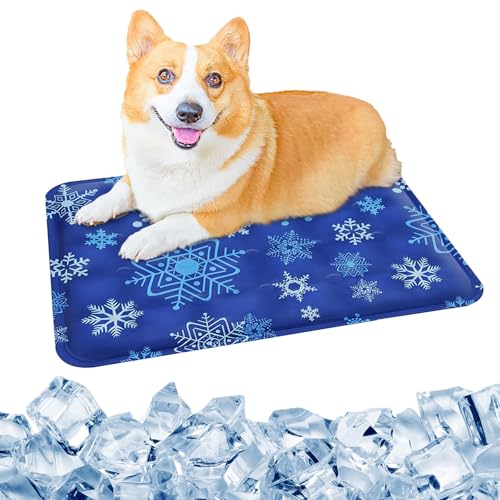 Changtai Kühlmatte für Hunde und Katzen, wasserdichte Haustiermatte 50x40 cm, Selbst Kühlende Matte Hunde, Große Reisedecke Haustier für Camping Unterweg Changtai Kühlmatte für Hunde und Katzen, wasserdichte Haustiermatte 50x40 cm, Selbst Kühlende Matte Hunde, Große Reisedecke Haustier für Camping Unterweg von Changtai