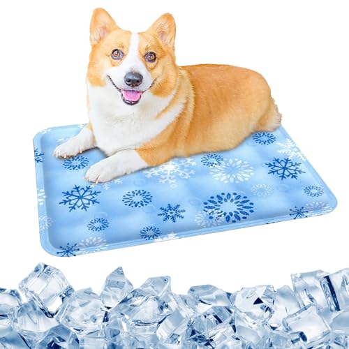 Changtai Kühlmatte für Hunde und Katzen, wasserdichte Haustiermatte 50x40 cm, Selbst Kühlende Matte Hunde, Große Reisedecke Haustier für Camping Unterweg Changtai Kühlmatte für Hunde und Katzen, wasserdichte Haustiermatte 50x40 cm, Selbst Kühlende Matte Hunde, Große Reisedecke Haustier für Camping Unterweg von Changtai