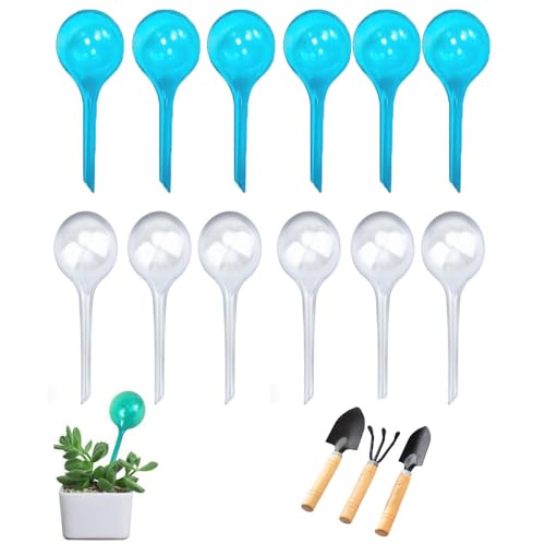 Changyeah Bewässerungskugeln,12 Stück Bewässerungskugeln für Pflanzen,3 Gartenwerkzeuge,Dosierte Bewässerung,Versenkbar, Deko, Topfpflanzen, Kunststoff Changyeah Bewässerungskugeln,12 Stück Bewässerungskugeln für Pflanzen,3 Gartenwerkzeuge,Dosierte Bewässerung,Versenkbar, Deko, Topfpflanzen, Kunststoff von Changyeah