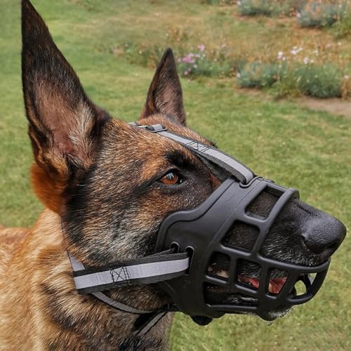 Maulkorb Für Hunde,Mittelgroße Hunde Maulkorb,Verstellbarer Maulkorb für Hunde,Maulkorb mit abgerundetem Netz,Verhindert Fressen,Beißen und Kauen,für Kleine Mittlere Große Hunde Maulkorb Für Hunde,Mittelgroße Hunde Maulkorb,Verstellbarer Maulkorb für Hunde,Maulkorb mit abgerundetem Netz,Verhindert Fressen,Beißen und Kauen,für Kleine Mittlere Große Hunde von Chaoyilian
