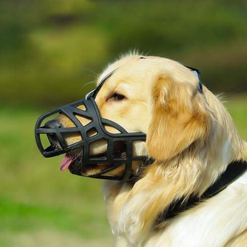 Maulkorb Für Hunde,Mittelgroße Hunde Maulkorb,Verstellbarer Maulkorb für Hunde,Verstellbare Welpenmaulkörbe,Hunde können hecheln,fressen und Trinken,für Training und Tierarztbesuche Maulkorb Für Hunde,Mittelgroße Hunde Maulkorb,Verstellbarer Maulkorb für Hunde,Verstellbare Welpenmaulkörbe,Hunde können hecheln,fressen und Trinken,für Training und Tierarztbesuche von Chaoyilian