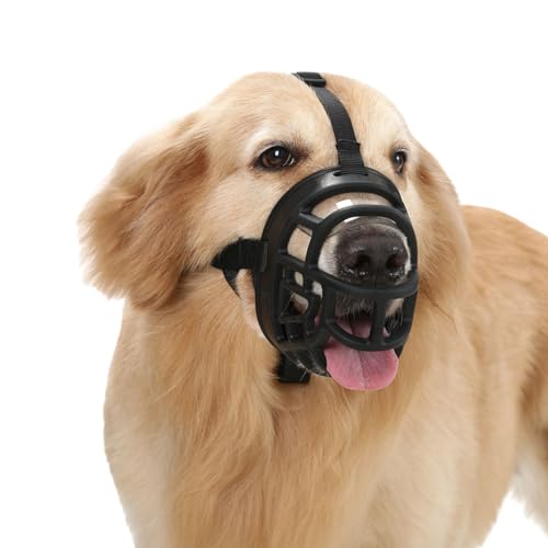Mittelgroße Hunde Maulkorb,Hund Maulkorb,Maulkorb für kleine,Mittelgroße und Große Hunde,Verstellbare Welpenmaulkörbe,Ermöglicht Hecheln und Trinken,für Verhindert Beißen,Kauen,Bellen Mittelgroße Hunde Maulkorb,Hund Maulkorb,Maulkorb für kleine,Mittelgroße und Große Hunde,Verstellbare Welpenmaulkörbe,Ermöglicht Hecheln und Trinken,für Verhindert Beißen,Kauen,Bellen von Chaoyilian