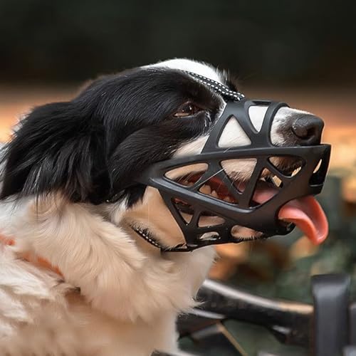 Mittelgroße Hunde Maulkorb,Maulkorb Für Hunde,Maulkorb für kleine,Mittelgroße und Große Hunde,Verstellbare Welpenmaulkörbe,Verhindert Fressen,für kleine,mittlere und große Hunde Mittelgroße Hunde Maulkorb,Maulkorb Für Hunde,Maulkorb für kleine,Mittelgroße und Große Hunde,Verstellbare Welpenmaulkörbe,Verhindert Fressen,für kleine,mittlere und große Hunde von Chaoyilian
