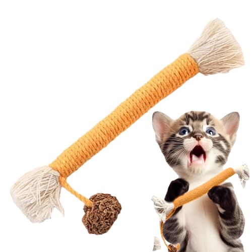 Kaustäbchen | Kätzchen-Beißspielzeug | Natürliche Katzenzahnreinigung | Zähne kauen, Katzenminze-Kauspielzeug für die Zahnreinigung von Katzen im Innenbereich, zum Zahnen von Kätzchen und zum Stressab von Chappal