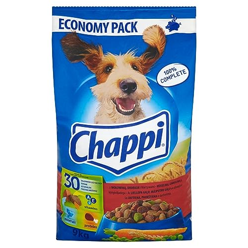 Chappi trockenfutter mit rind und Geflügel Für Hund 9kg von Chappi