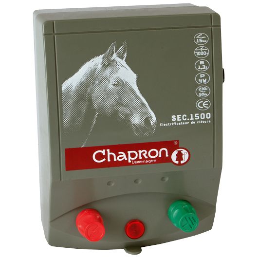 Chapron Weidezaungerät SEC 1500 E, 230 Volt Netzgerät für Pferdewie... von Chapron