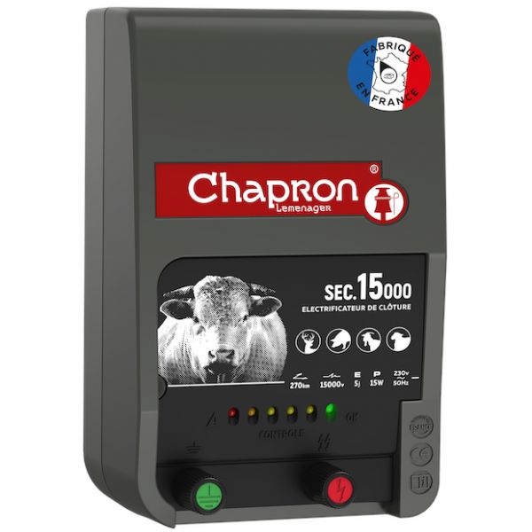 Chapron Weidezaungerät SEC 15000 - 15.000 Volt - 8 Joule - 230V Ele... Chapron Weidezaungerät SEC 15000 - 15.000 Volt - 8 Joule - 230V Ele... von Chapron