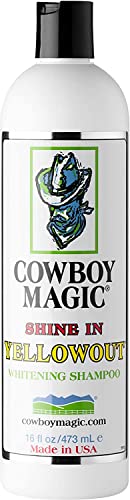 Cowboy Magic Shine In Yellow Out Whitening Shampoo 16-Ounce For Horses - 3 Pack von COWBOY MAGIC