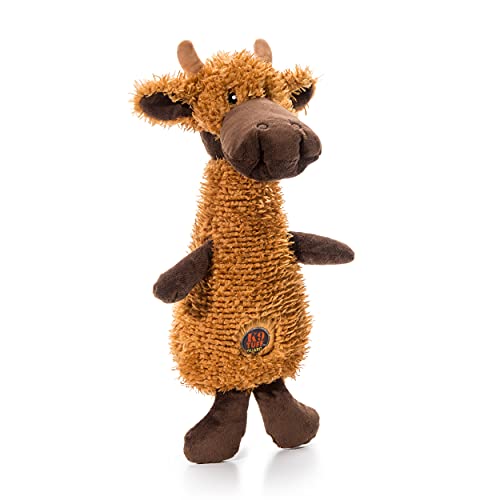 Outward Hound Charming Pet Scruffles Hundespielzeug Elch quietschend groß - weiches Kuscheltier - robust und langlebig quietschendes Zerrspielzeug braun Outward Hound Charming Pet Scruffles Hundespielzeug Elch quietschend groß - weiches Kuscheltier - robust und langlebig quietschendes Zerrspielzeug braun von Outward Hound