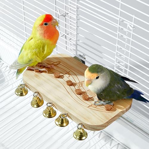 Chdnhe Vogel Sitzstange, Holzsitzstange Spielzeug Für Papageien Und Vögel, Spielplatz Für Finken Nymphensittiche Chinchillas Unzertrennliche Kleintiere Innenbereich Balkon Garten Chdnhe Vogel Sitzstange, Holzsitzstange Spielzeug Für Papageien Und Vögel, Spielplatz Für Finken Nymphensittiche Chinchillas Unzertrennliche Kleintiere Innenbereich Balkon Garten von Chdnhe