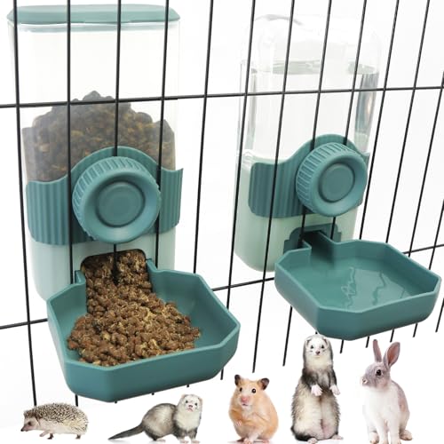 Automatischer Futter-/Wasserspender zum Aufhängen, Schwerkraft-Kaninchen-Futterstation, Wasserspender-Set, Käfig, Katze, Wasserspender Automatischer Futter-/Wasserspender zum Aufhängen, Schwerkraft-Kaninchen-Futterstation, Wasserspender-Set, Käfig, Katze, Wasserspender von Chebet